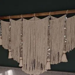 Alaaya Decor Off-White Macram Boho Cotton Wall Hanging-picture-23