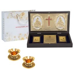 INTERNATIONAL GIFT Gold-Toned Religious Idol Showpiece-picture-45
