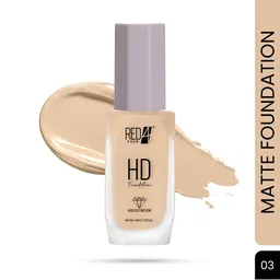 RED 4 HD High Definition Foundation- 40 ml- Shade- 03 image 5