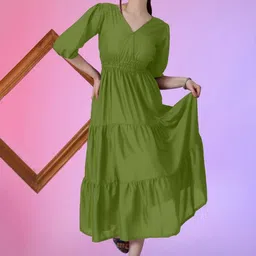 Jash Creation Women Polyester Fit and Flare Dresses-picture-14