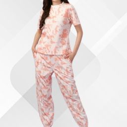NEYSA Tie & Dye Printed Round Neck T-Shirt And Joggers-picture-24