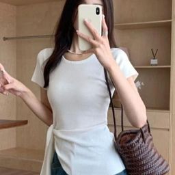 KPOP Women Round Neck Short Sleeves Top-picture-23