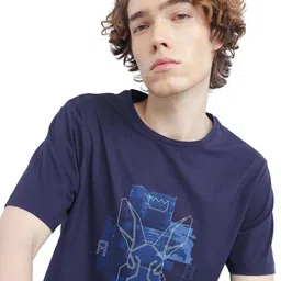 RARE RABBIT Men Printed Pockets T-shirt-image-54