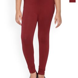 FRENCH KLEIDER Girls Pack Of 2 Mid-Rise Churidar-Length Leggings-image-67