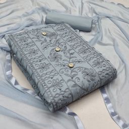 Suha Unstitched Dress Material-image-97
