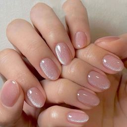 AMOK STORE Set Of 12 Reusable Artificial Nails With Wooden Stick, Nail Filer & Glue-5