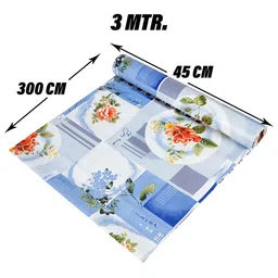 Kuber Industries Blue Set of 1 Regular Shelf Liner Organisers image 5