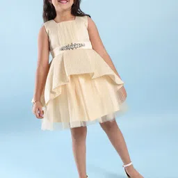 Mark and Mia Girls Self Design Fit & Flare Knee Length Dress-image-67