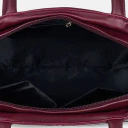 Forever Glam by Pantaloons PU Structured Shoulder Bag with Cut Work image 4