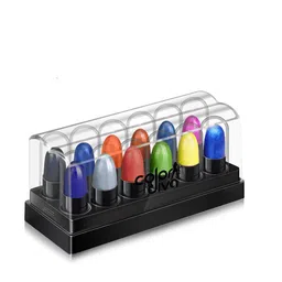 Adbeni Color Diva 12-Pcs Long Lasting Mini Bullet Eyeshadow - 10g - 104-28