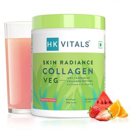 HK VITALS Skin Radiance Collagen Veg Powder with Vitamin C & E 200 g - Mixed Fruit Flavour-0