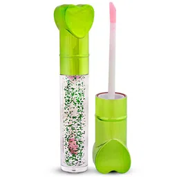 Adbeni Glittery Color Changing Lip Gloss For Dry & Chapped Lips - 10ml - Green Heart-29