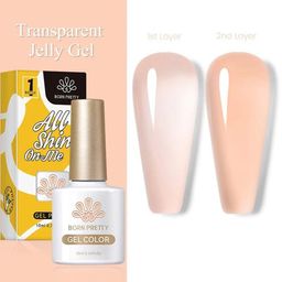 BORN PRETTY Jelly Nude Gel Soak Off Gel Nail Polish - 10 ml - JN15-57