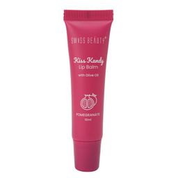 SWISS BEAUTY Kiss Kandy Tinted Lip Balm with Olive Oil & Vitamin E 10ml - Pomegranate-18