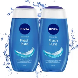 Nivea Set of 2 Fresh Pure Shower Gel - 250ml each-5
