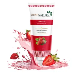 7 DAYS Natural Fresh Strawberry Water-Based Lubricant Cum Stimulating Gel - 100 ml-46