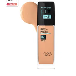 Maybelline New York Fit Me Matte+Poreless Liquid Foundation 30 ml - Warm Tan 326-9