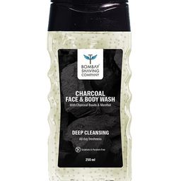 Bombay Shaving Company Deep Cleansing Charcoal Face & Body Wash with Menthol - 250 g-image-77