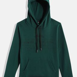 WROGN YOUTH Boys Green Printed Hooded Sweatshirt-image-27