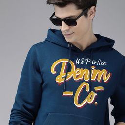 U.S. Polo Assn. Denim Co. Brand Logo Printed Hooded Casual Sweatshirt-picture-25