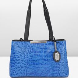 Hidesign Animal Textured Leather Leo Structured Shoulder Bag-image-41