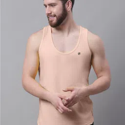 Friskers Round Neck Pure Cotton Skin Friendly Gym Vests-image-95