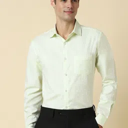 Allen Solly Slim Fit Self Design Pure Cotton Formal Shirt-image-64