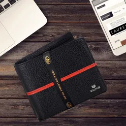 Walrus Men Leather Two Fold Wallet with SIM Card Holder-5