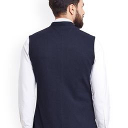 Hypernation Navy Nehru Jacket image 5