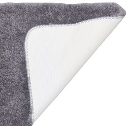 BIANCA Grey Solid 1850 GSM Rectangular Bath Rug image 4
