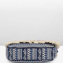 Anouk Geometric Printed Structured Sling Bag with Tasselled image 2