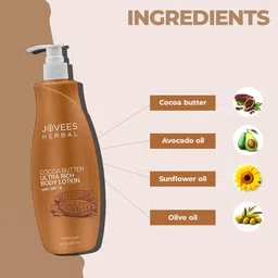 Jovees Cocoa Butter Hand & Body Lotion with SPF - 300 ml image 3