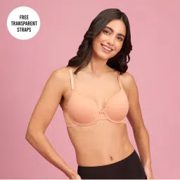 Nykd by Nykaa The Sweetheart Neckline Wired Bra - Clay NYB291-picture-38