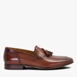 Sheared Slip-On Shoes with Tassels-image-68