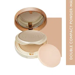 GLAM21 Clear & Bright Silk 2-In-1 Compact Powder 20 g - Marble 01-90