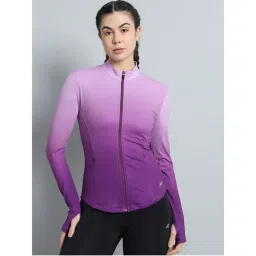 Athlisis Purple Gradient Women Ombre Dry-Fit Outdoor Jacket-picture-40