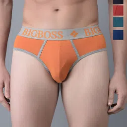 Dollar Bigboss Men Solid Pack of 10 Shuffle Intellisoft Cotton Modal Brief-picture-53