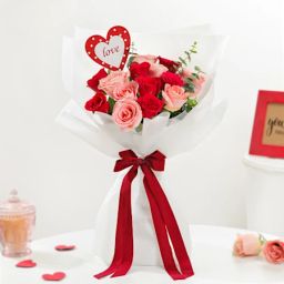 Romantic Symphony Valentine Bouquet-image-39