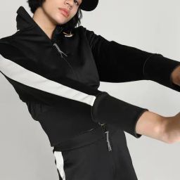 Puma Black & White Color-Block Jacket-picture-26