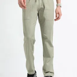 NEVER NEUD Men Relaxed Joggers Trousers-image-75