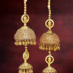 Panash Gold Plated Bridal Kaleera Set Pack of 2 image 1