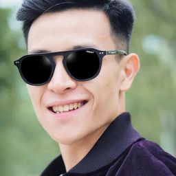 Resist Eyewear Black Round UV Protection Unisex Sunglasses-image-22