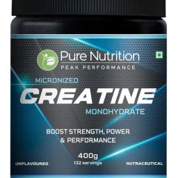 Pure Nutrition Micronised Creatine Monohydrate, Instant Energy, Pre/Post Workout Supplement - 400g-8