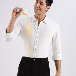 TURMS Classic Tailored Fit Anti-Stain Anti-Odor Ever Fresh Knitted Shirt-image-12
