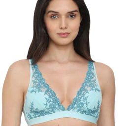 Wacoal Turquoise Blue Lace Everyday Bra-picture-10