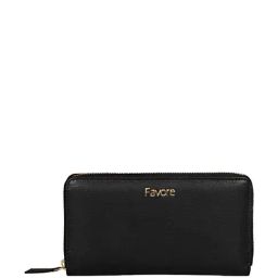 Saint G Black Solid Zip Around Wallet for women-picture-37