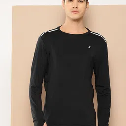 Alcis Solid Cut Outs Slim Fit T-shirt-image-81