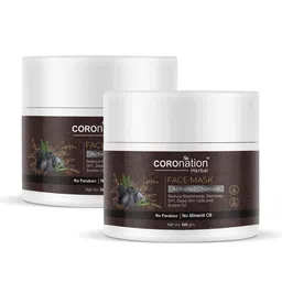 COROnation Herbal Set of 2 Activated Charcoal Clay Face Masks 100 gm Each-11