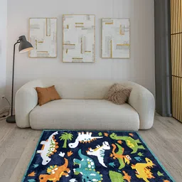 Aura Blue & Green 2500 GSM Microfibre Anti-Skid Carpet-image-29