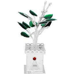 Sri Jagdamba Pearls 0.8 Silver Tulsi Stand-image-99